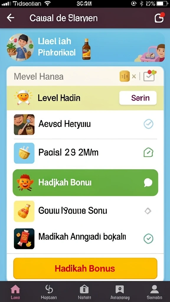 Mode permainan multifungsi yang seru.