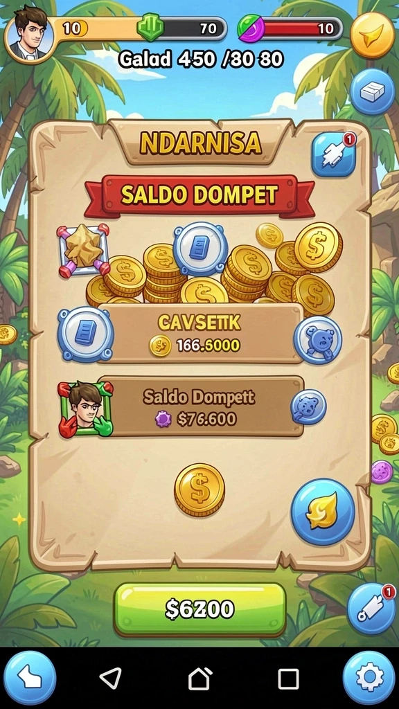 Screenshot menampilkan karakter utama dalam pertempuran.