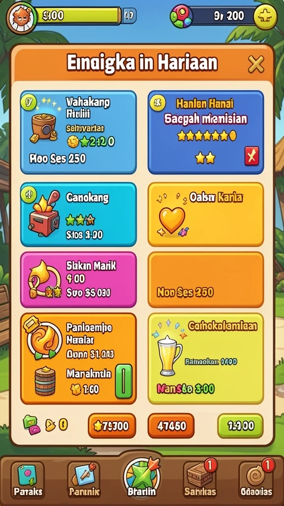 Tampilan antarmuka yang menarik dan nyaman.