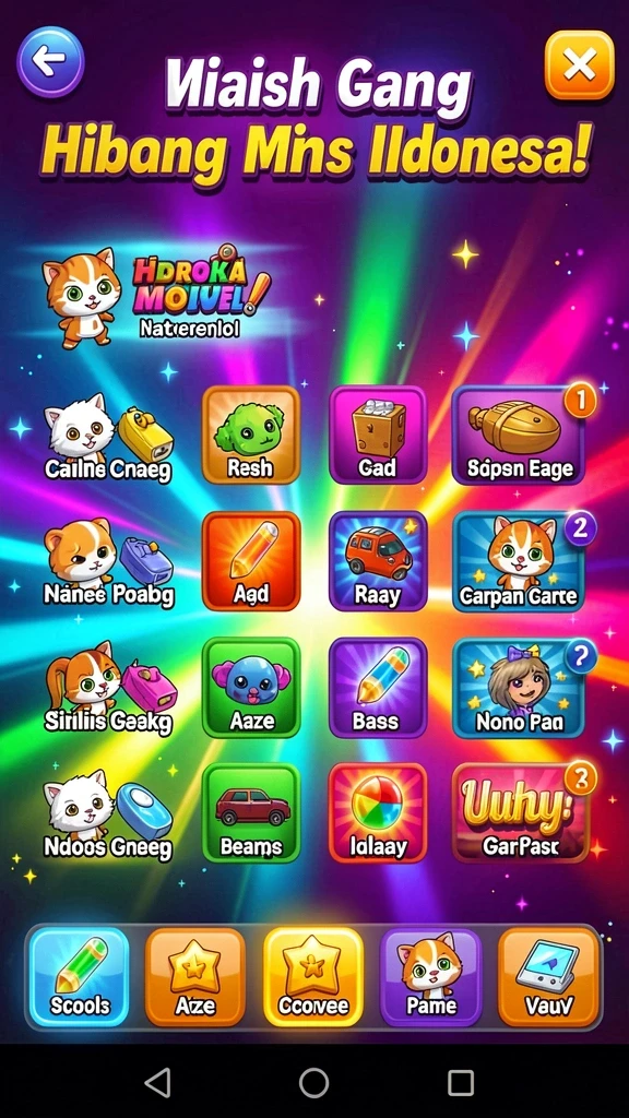 Tampilan menu yang intuitif dan mudah digunakan.