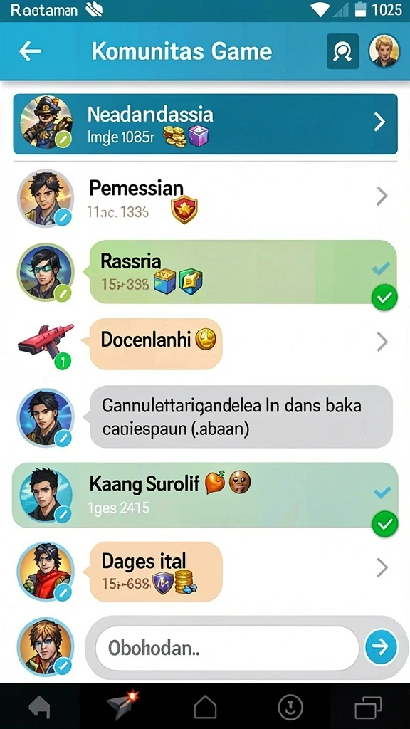 Karakter yang dapat dikustomisasi dengan bebas.
