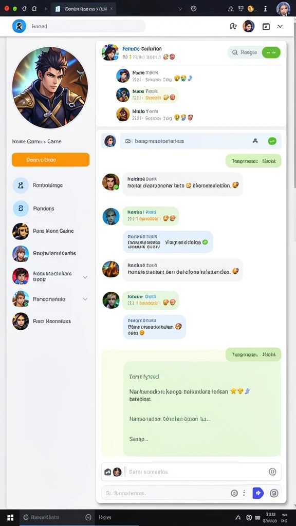 Gambaran interaksi sosial antara pemain di ALISANRP.