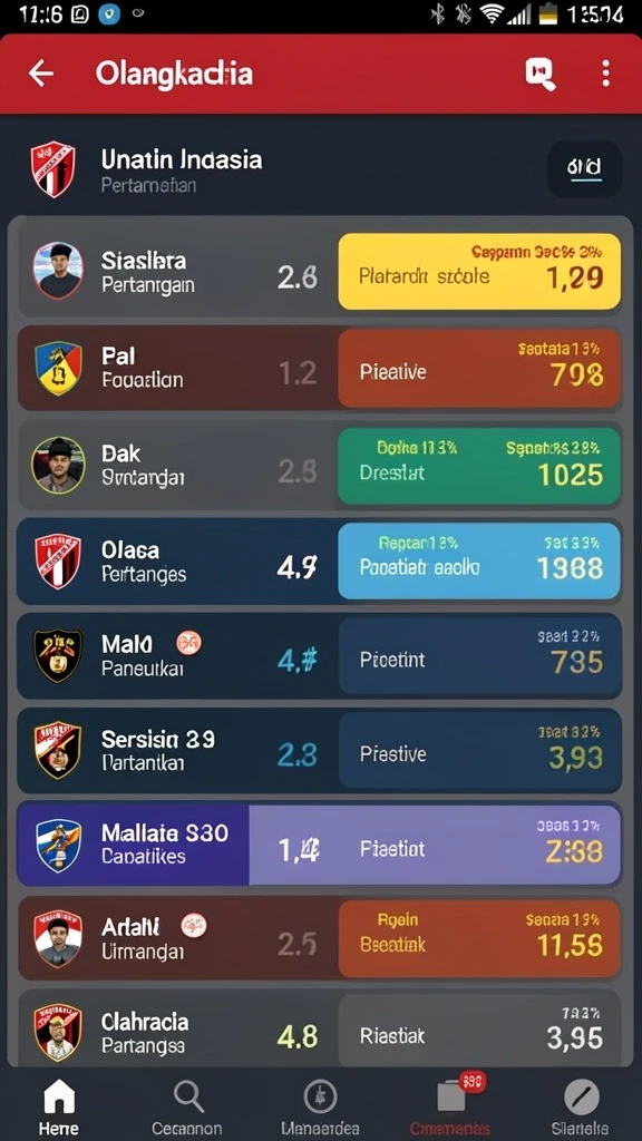 Momen aksi yang seru di dalam game.
