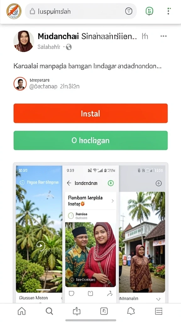 Tampilan antarmuka pengguna yang menarik dan intuitif.