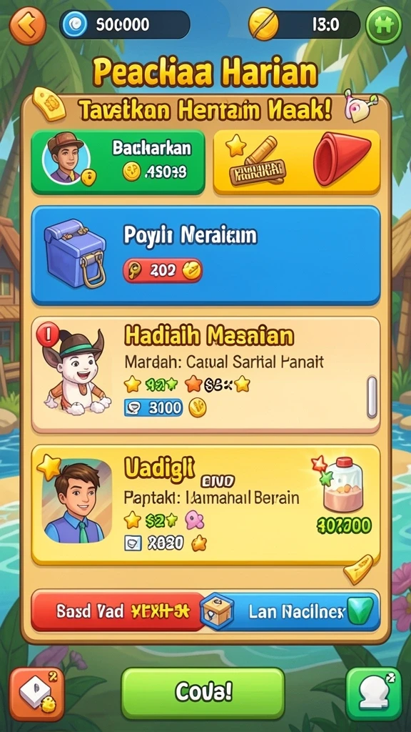 Momen seru kompetisi dalam mode multiplayer.