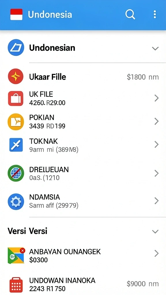 Tampilan awal yang menarik dengan karakter yang unik.