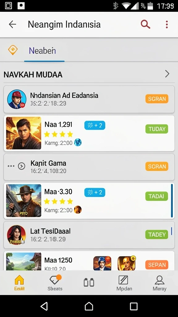 Tampilan utama game GOGOREJEKI yang menarik dan berwarna.