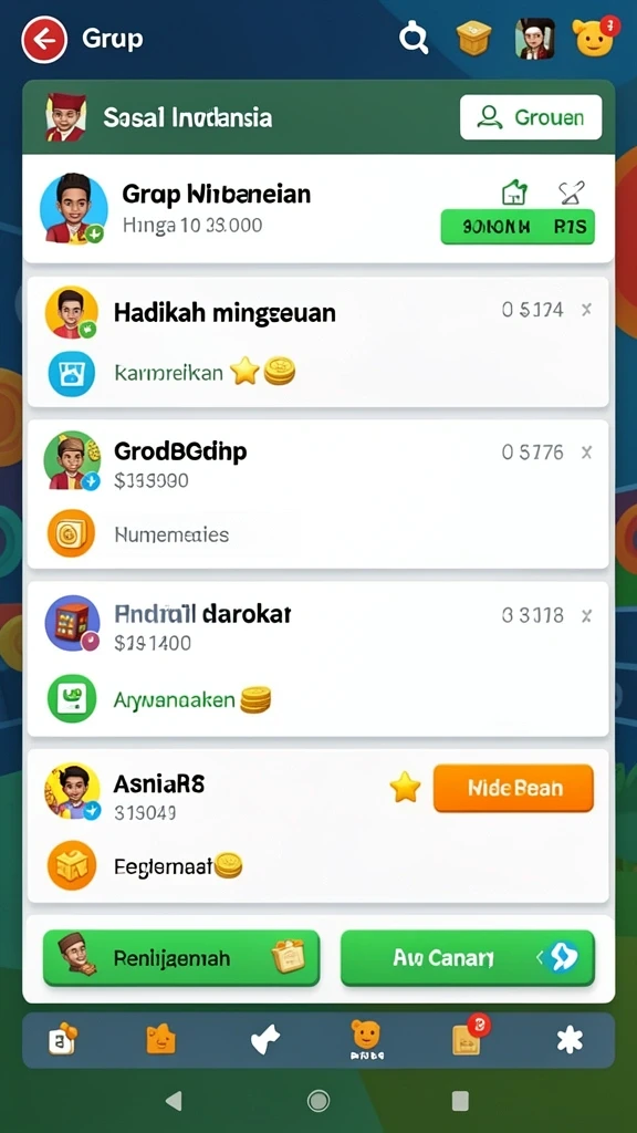 Fitur komunitas yang interaktif dan seru.