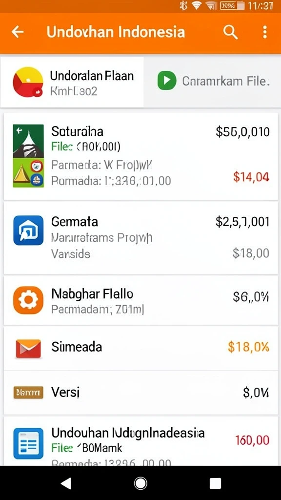 Tampilan antarmuka yang menarik dan user-friendly.