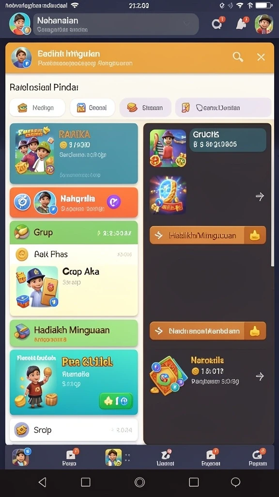 Tampilan antarmuka yang ramah pengguna dan menarik.