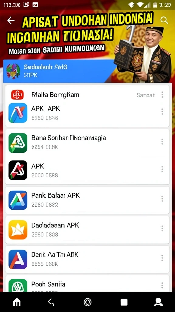 Tampilan antarmuka pengguna yang menarik.