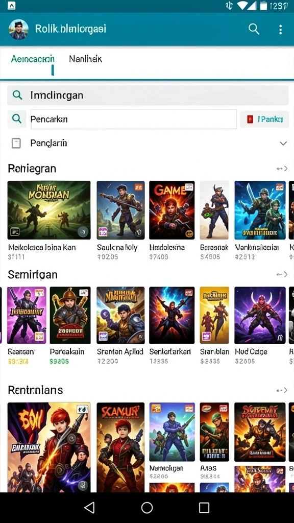 Tampilan antarmuka yang menarik dan mudah digunakan.