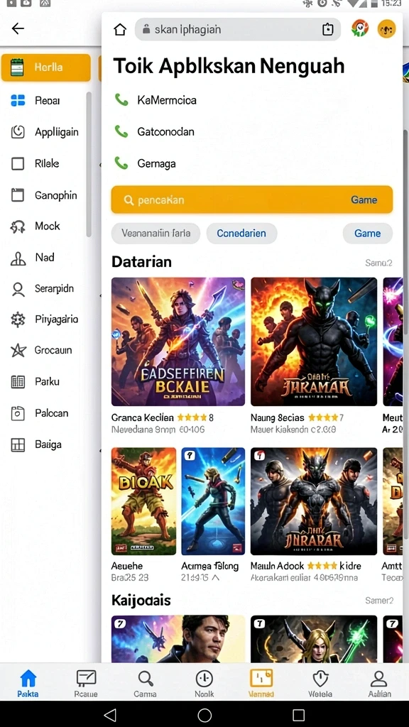 Tangkapan layar dari momen seru dalam pertandingan multiplayer.