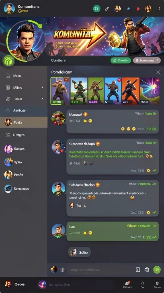 Tampilan antarmuka yang user-friendly dan menarik.
