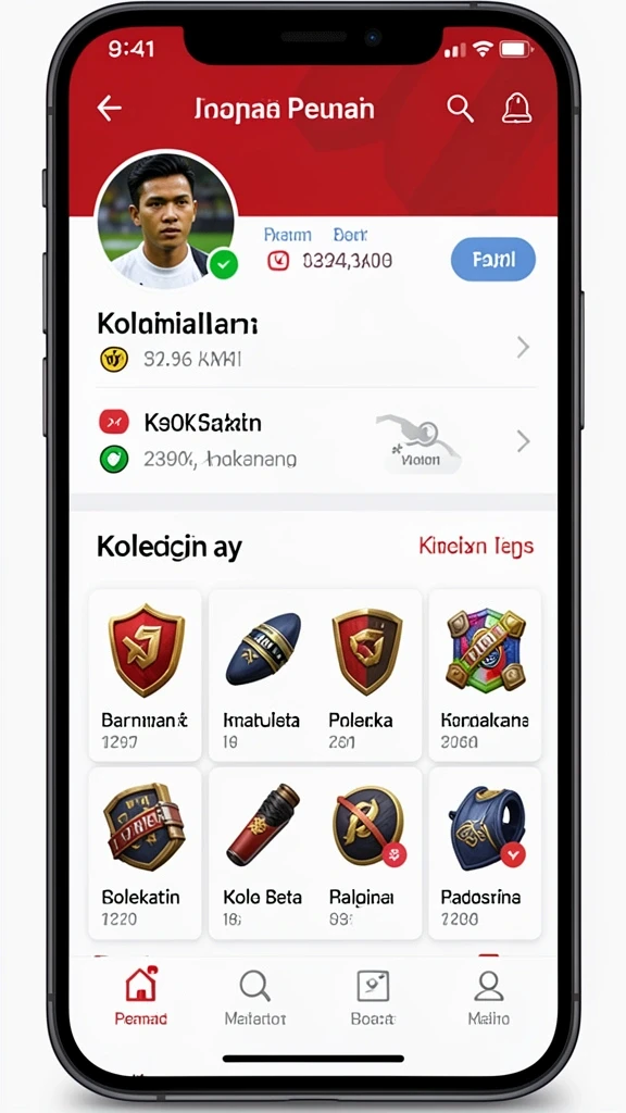 Fitur sosial untuk berinteraksi dengan pemain lain.