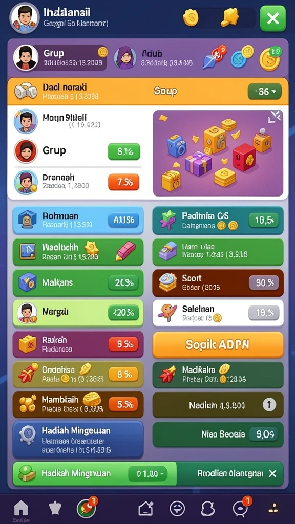 Tampilan utama MEDAN4D dengan grafis yang menawan.