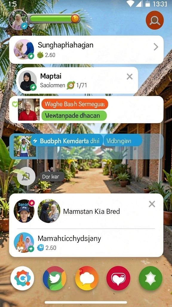 Karakter yang bisa dikustomisasi sesuai keinginan.