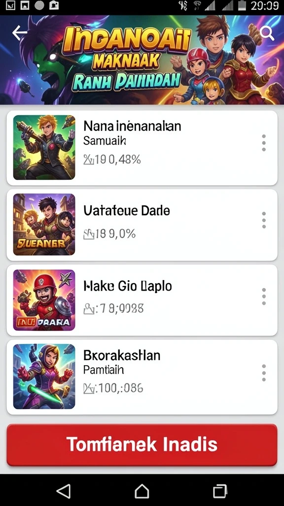 Fitur leaderboard mempermudah persaingan dengan pemain lain.
