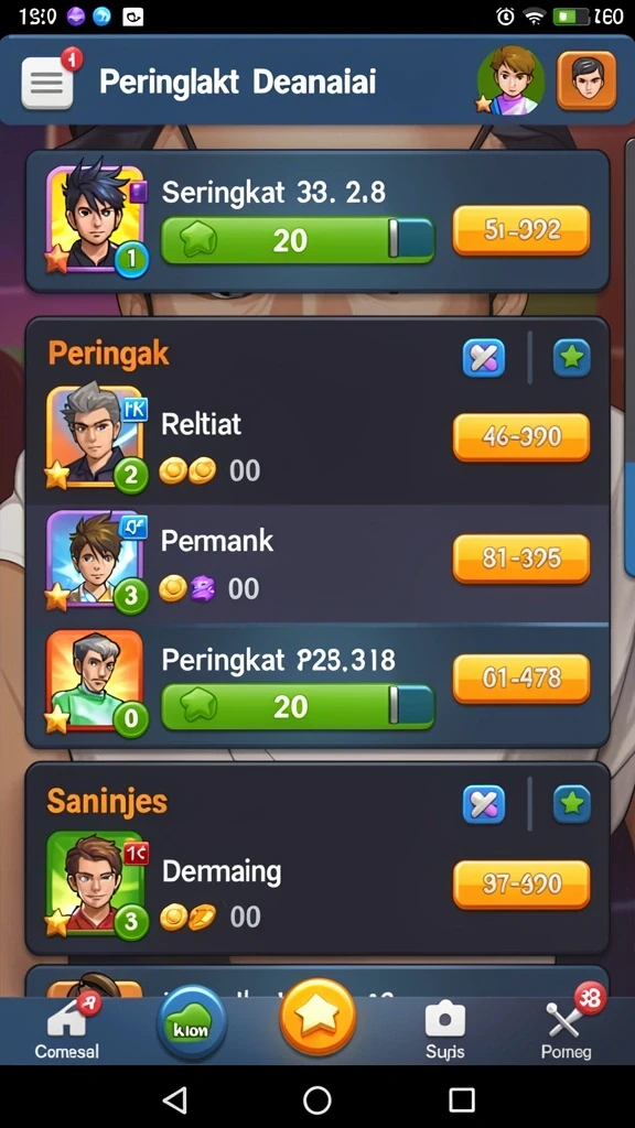 Tampilan antarmuka yang menarik dan mudah dipahami.