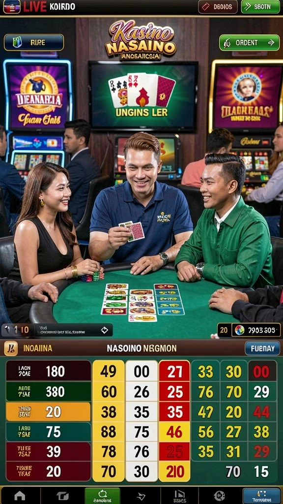 Tampilan menu utama yang menarik dan mudah dinavigasi.