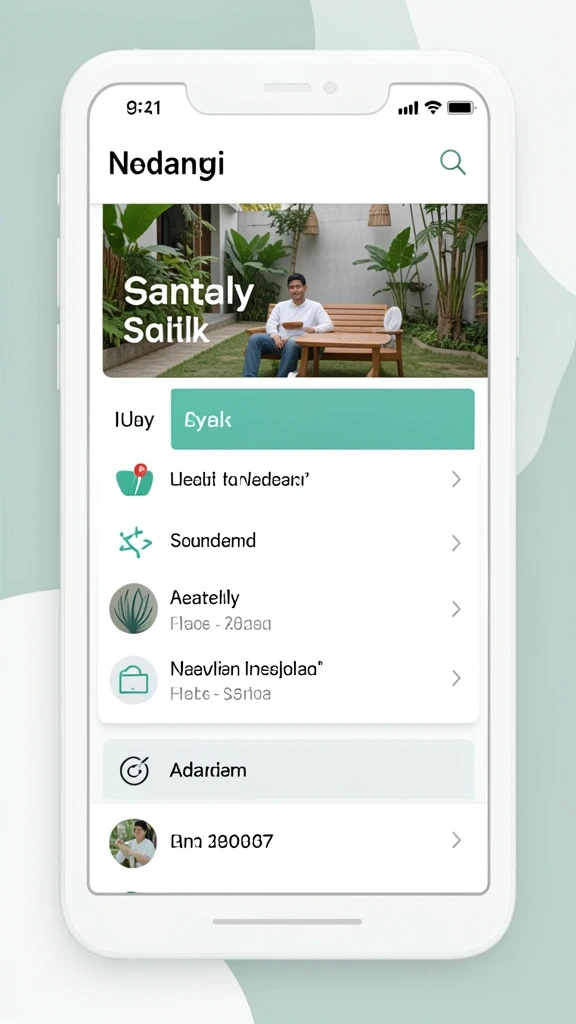 Tampilan menu utama yang menarik dan intuitif.