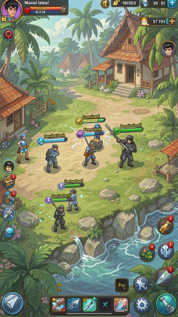 Gambaran lingkungan yang menakjubkan dan detail grafisnya.