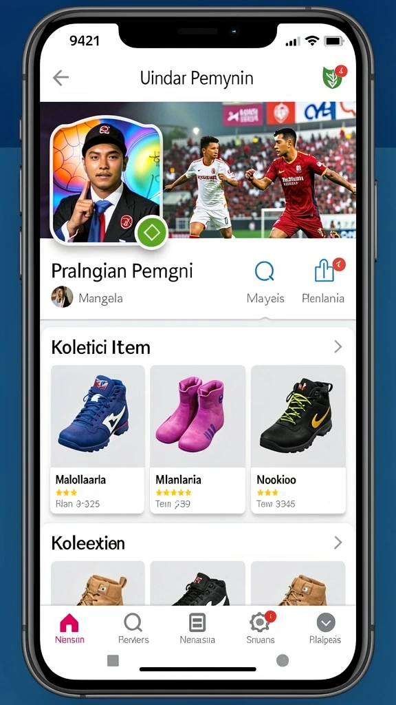 Tampilan awal permainan yang menarik dan penuh warna.