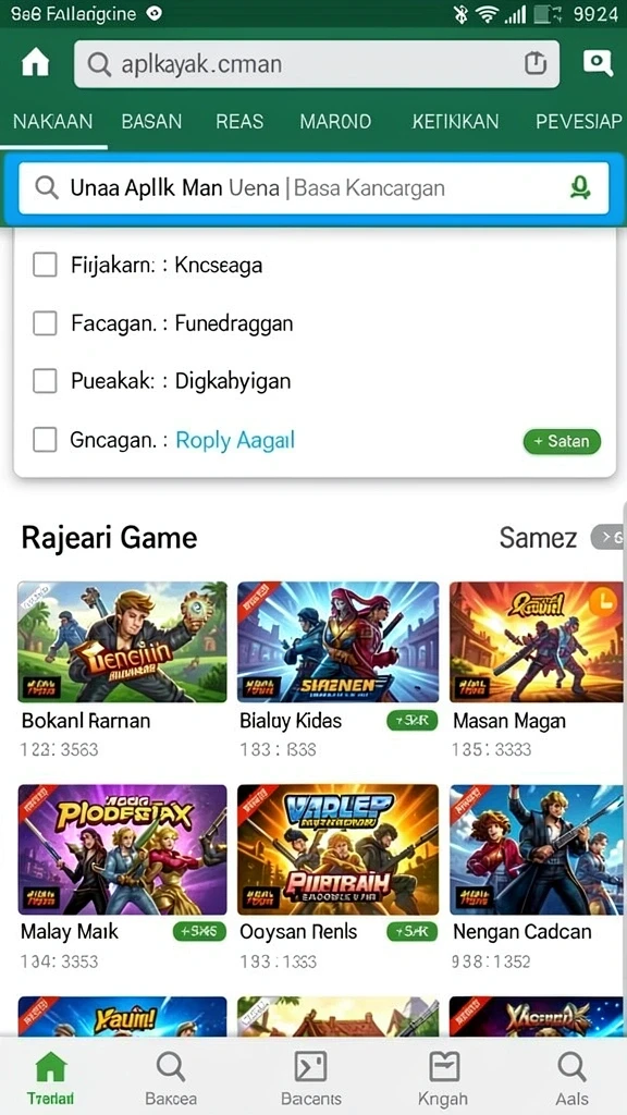 Tangkapan layar menampilkan karakter utama dalam aksi petualangan.