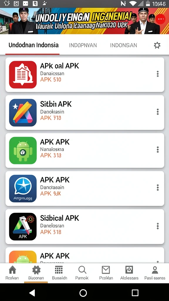 Tampilan awal aplikasi SARANG777 yang menawan.