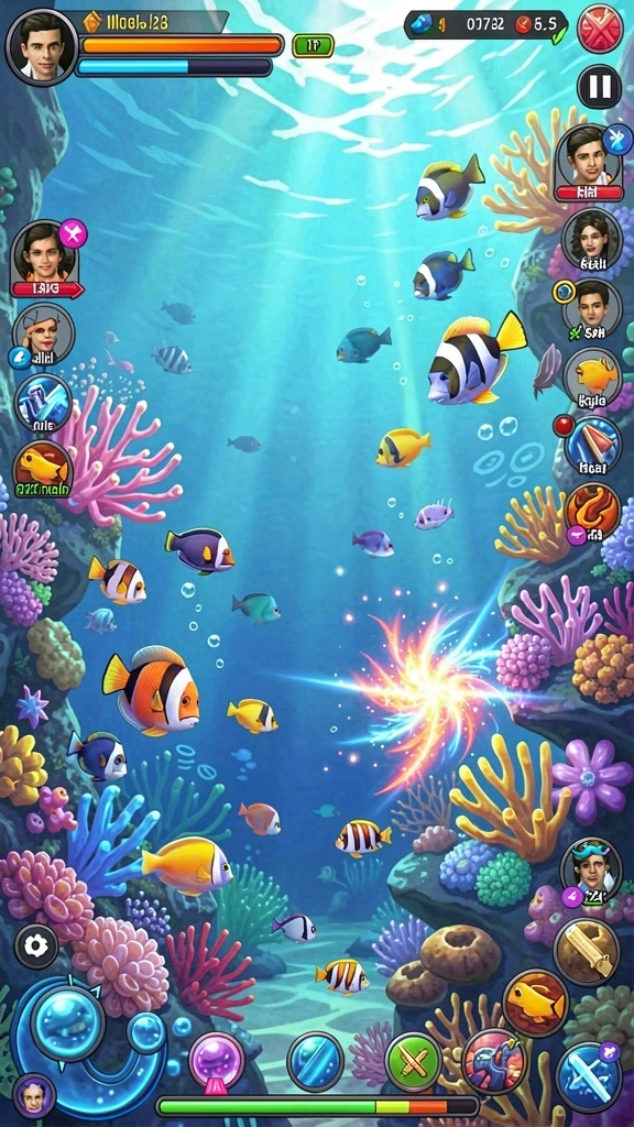 Pengaturan level yang beragam dan menarik.