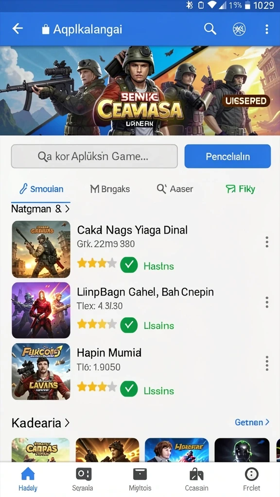 Karakter-karakter unik yang bisa dipilih dan dikustomisasi.