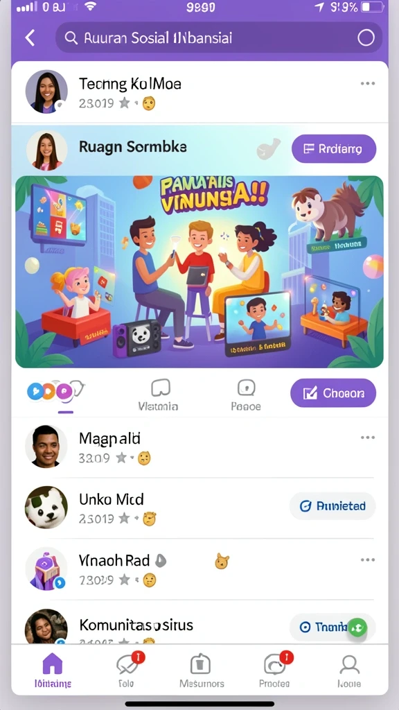 Tampilan antarmuka yang menarik dan user-friendly.