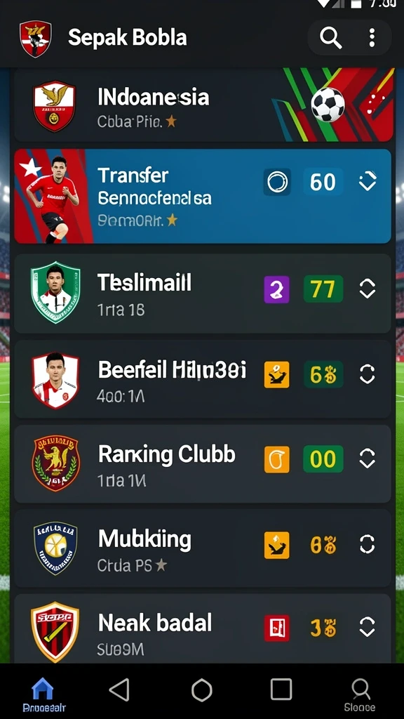 Tangkapan layar yang menunjukkan leaderboard dengan pemain terbaik.