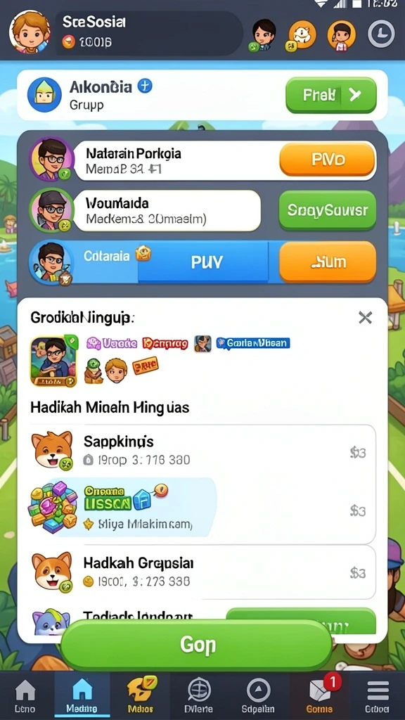 Fitur notifikasi hasil undian secara real-time.